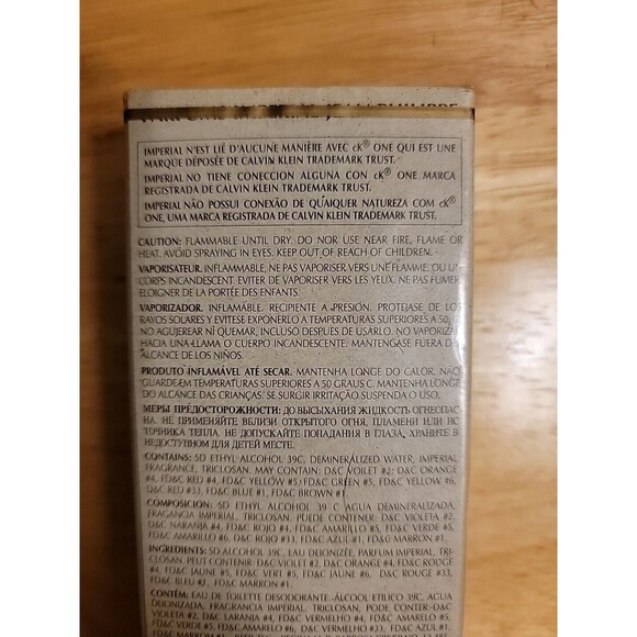 Imperial By Jean Philippe cK One By Calvin Klein Women 3 Oz Vintage Bottle NEW - Picture 4 of 7